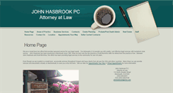 Desktop Screenshot of johnhasbrooklaw.com