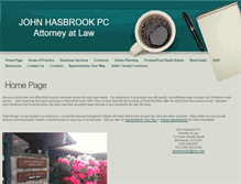 Tablet Screenshot of johnhasbrooklaw.com